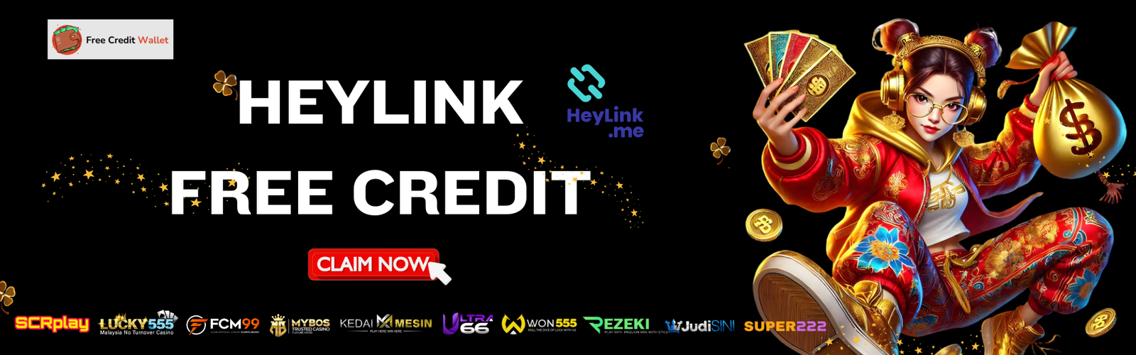 Heylink free credit