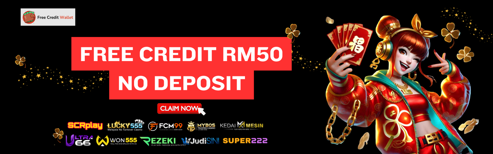 free credit rm50 no deposit
